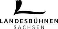 Landesbühnen Sachsen - Logo schwarz