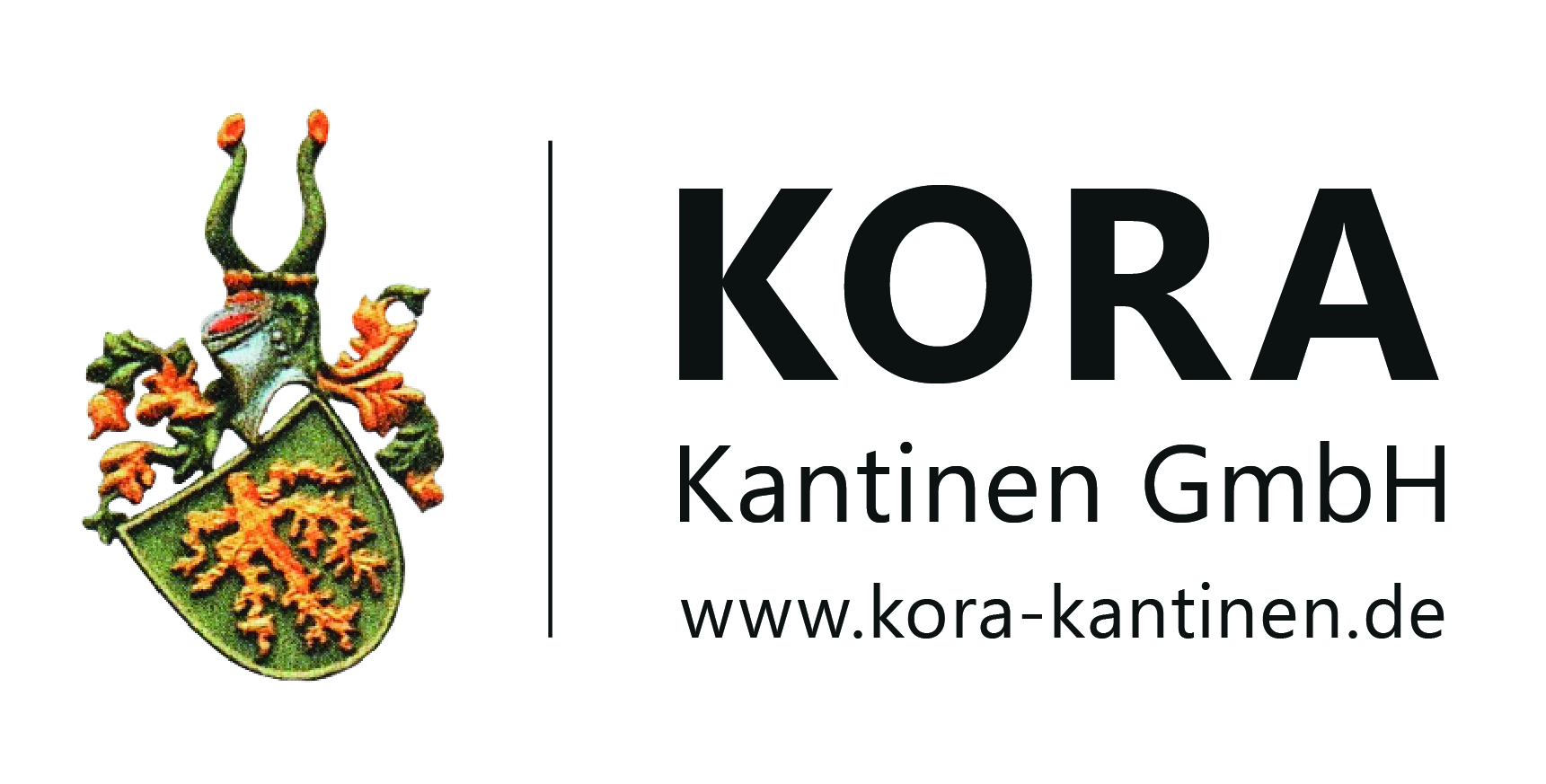 Das Logo der KORA Kantinen GmbH.