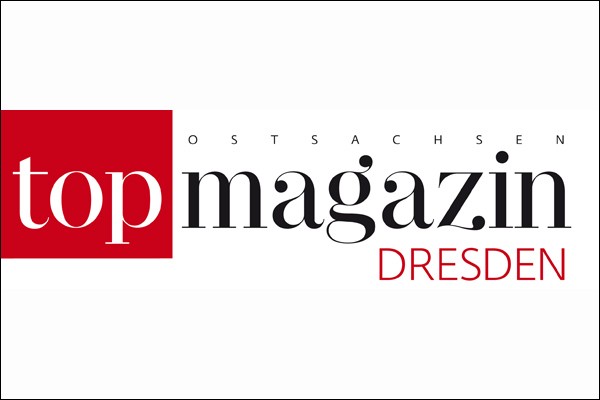 Das Logo des top magazin Dresden.