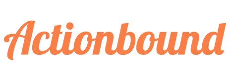 Das Logo von Actionbound - Link auf www.actionbound.com