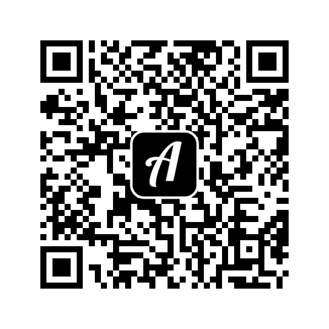 Ein QR-Code mit dem A von Actionbound in der Mitte.