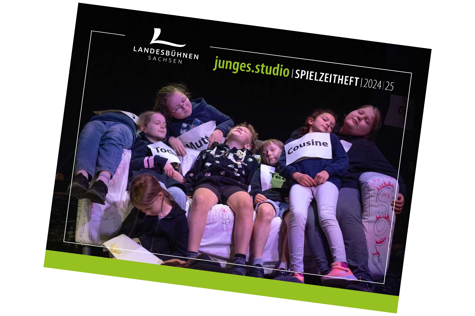 Landesbühnen Sachsen - Junges Studio Spielzeitheft - Link zum Spielzeitheft als PDF